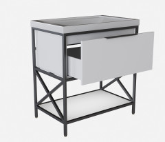 Тумба под раковину Фостер 80 MIXLINE Бруклин-80 белый (543949)