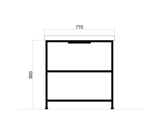 Тумба под раковину Фостер 80 MIXLINE Бруклин-80 белый (543949)