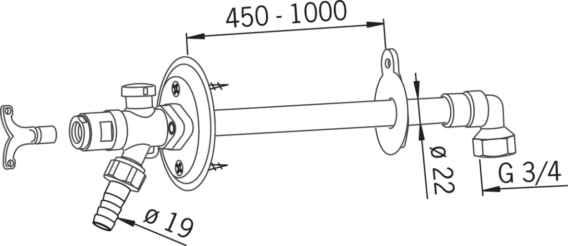 Клапан водоразборной колонки Oras (431520)
