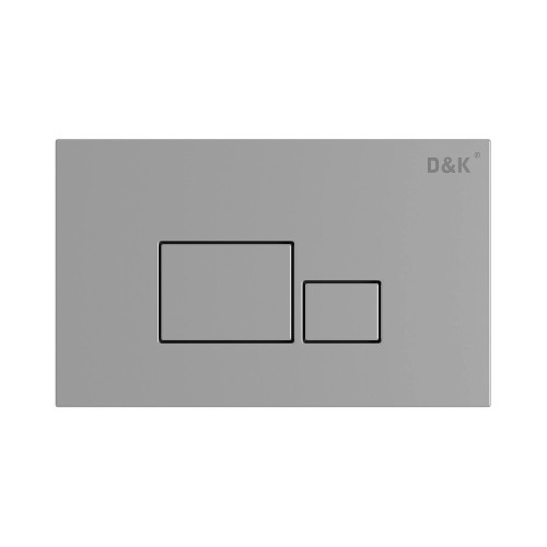 Комплект унитаза с инсталяцией и клавишей смыва D&K Matrix DS1391606, белый