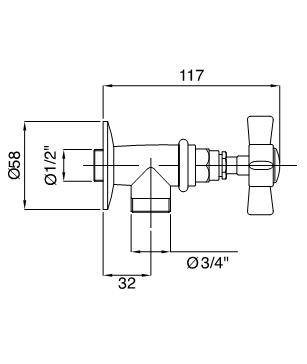 Кран Bugnatese Princeton 856