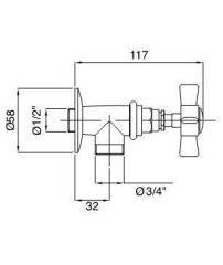 Кран Bugnatese Princeton 856
