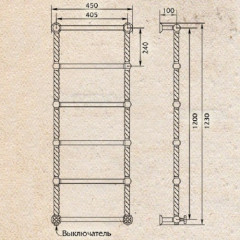 Полотенцесушитель Migliore Edera ML.EDR-HY.210