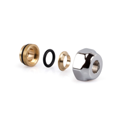 Резьбовое соединение SR Rubinetterie для медной трубы 16х3/4&quot;Е, цвет хром