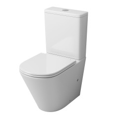 Унитаз Grossman GR-4450S (605*380*825) напольный БЕЗОБОДКОВЫЙ с тонкой крышкой