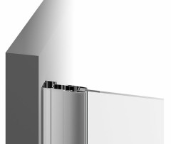 Душевая стенка Ravak Blix BLPS-80 профиль Хром стекло Grape (9BH40C00ZG)