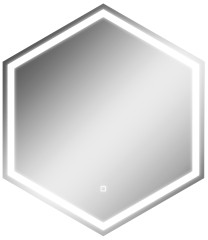 Зеркало Тирана 606x700 с подсветкой Домино