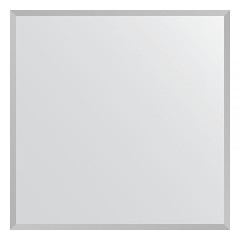 Зеркало настенное EVOFORM в багетной раме хром, 66х66 см, BY 3225