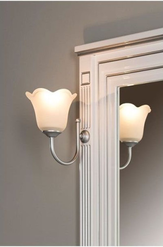 Мебель для ванной Aquanet Паола 90 белый/серебро (керамика)