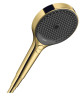 Ручной душ Hansgrohe Rainfinity 130 3jet EcoSmart полированное золото/графит (26865990)