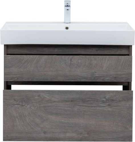 Тумба под раковину Aquanet Nova Lite 85 дуб рошелье, 2 ящика