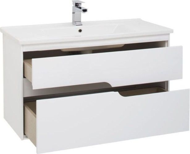Тумба под раковину Aquanet Модена 100 белый