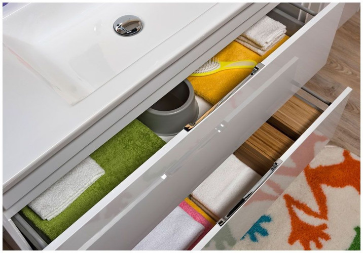 Тумба под раковину Aquanet Тулон 100 белый