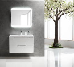 База под раковину подвесная BelBagno VITTORIA-900-2C-SO-BL Bianco Lucido