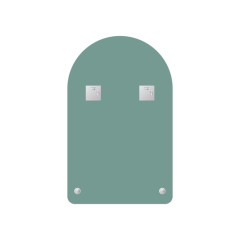 Зеркало настенное с полочкой Optima EVOFORM 50х80 см, BY 0511