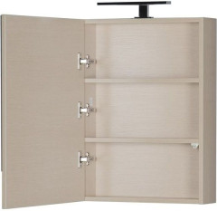 Зеркало-шкаф Aquanet Нота 50 светлый дуб