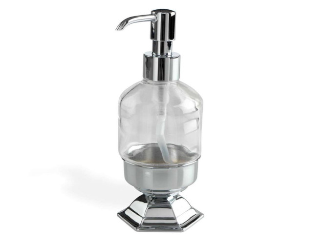 Stil Haus Marte, настольный стеклянный дозатор, цвет хром
