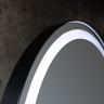 Xpertials OLEKR, зеркало 60 см, LED свет, вкл/выкл с диммером, профиль черный матовый