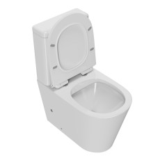 Унитаз напольный безободковый Bauedge Nimb NK0001-PRO, белый