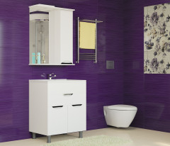 Зеркало-шкаф навесной с подсветкой MIXLINE Этьен-65 правое (529940)