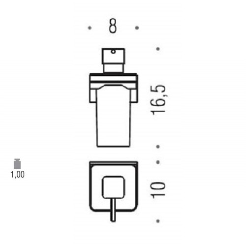 Дозатор для жидкого мыла Colombo Design Forever B2902