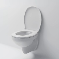 Унитаз подвесной LAUTA 270х470х365 быстросъемное сиденьем с микролифтом, белый (47302100005)