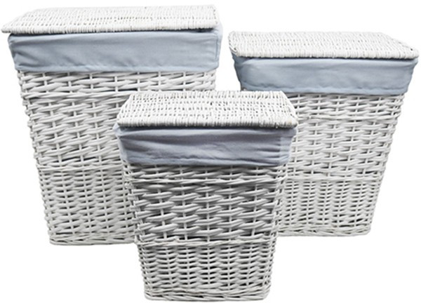 Корзина для белья WasserKRAFT Lippe 49x36x56 WB-450-L с крышкой