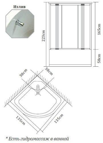 Душевая кабина Nautico NAUTICO - 425ЕH