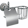Держатель для туалетной бумаги и освежителя Savol S-L06851A хром