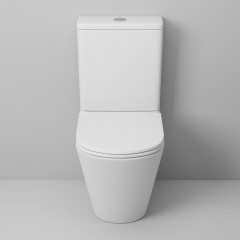 Унитаз Grossman GR-4450MS (605*380*825) БЕЛЫЙ МАТОВЫЙ напольный БЕЗОБОДКОВЫЙ с тонкой крышкой