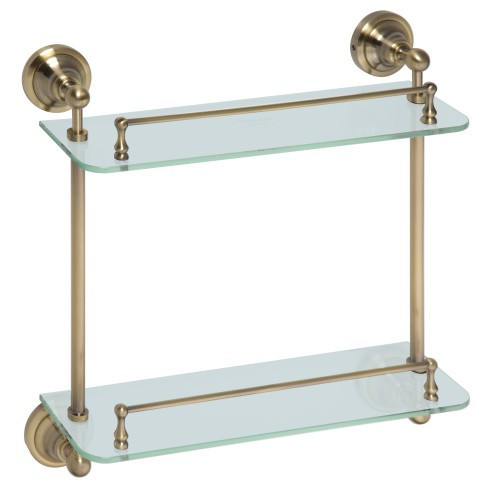 Полочка стеклянная  Bemeta Retro bronze 144102127