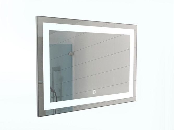 Зеркало Even 80 alum с подсветкой Sansa