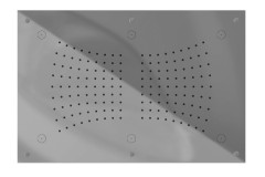 Graffio, прямоугольная потолочная душевая головка 60х40 см, 2 режима: дождь и 6 распылителей, цвет хром