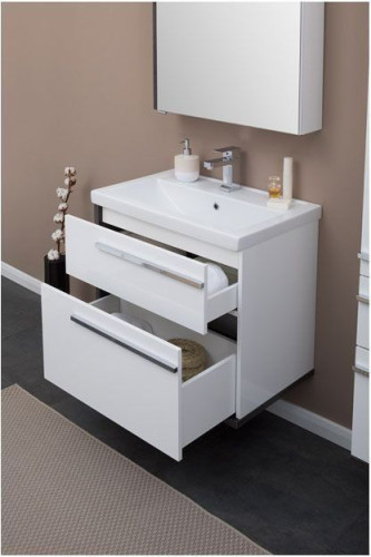 Мебель для ванной Aquanet Фостер 70 эвкалипт мистери/белый