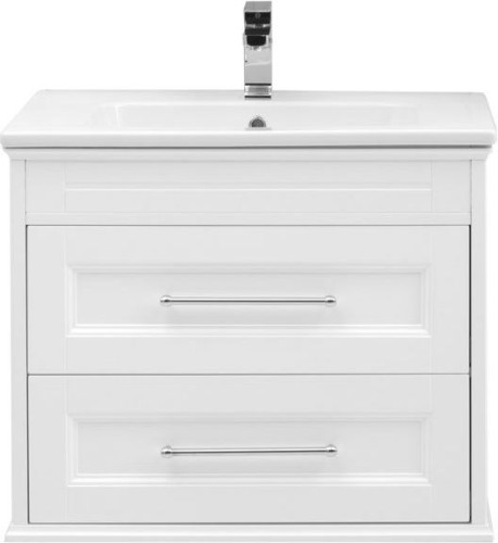 Тумба с раковиной Aquanet Бостон 80 белый