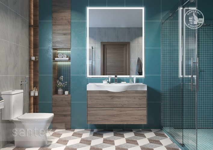 Унитаз-компакт Santek Нео, тонкое сиденье дюропласт