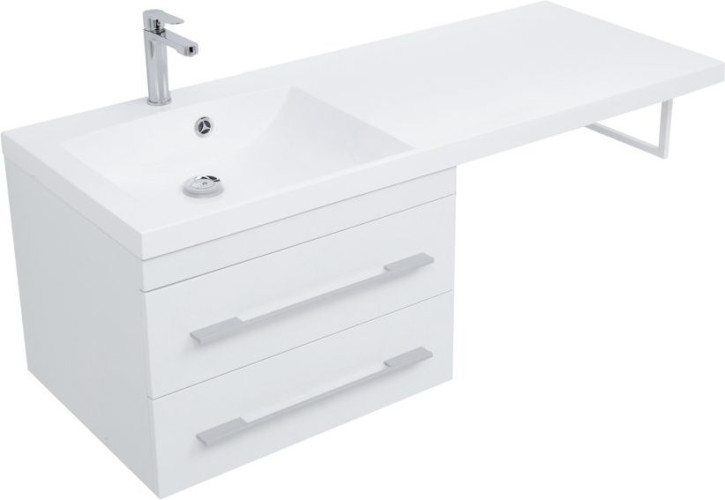 Тумба с раковиной Aquanet Нота 120 L белый