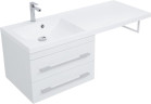 Тумба с раковиной Aquanet Нота 120 L белый