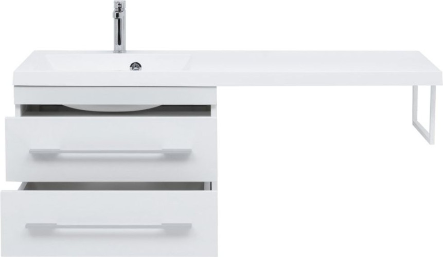 Тумба с раковиной Aquanet Нота 120 L белый