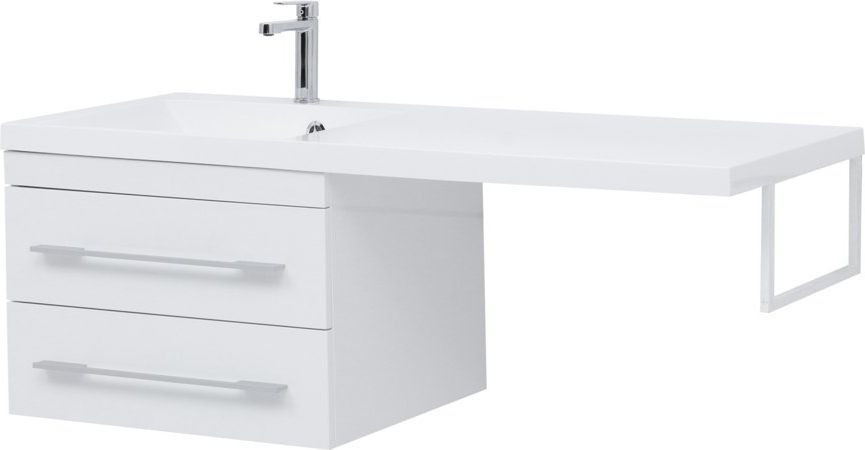 Тумба с раковиной Aquanet Нота 120 L белый