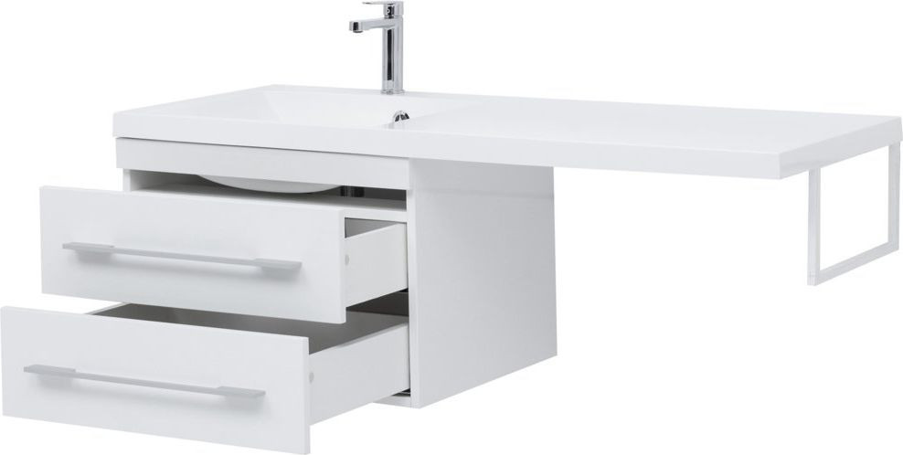 Тумба с раковиной Aquanet Нота 120 L белый