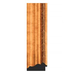 Зеркало настенное Octagon EVOFORM в багетной раме римское золото, 71х71 см, BY 7341