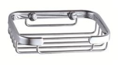 Sanibano, решетка прямоугольная 1-уровневая (12х10хh4 см), цвет хром