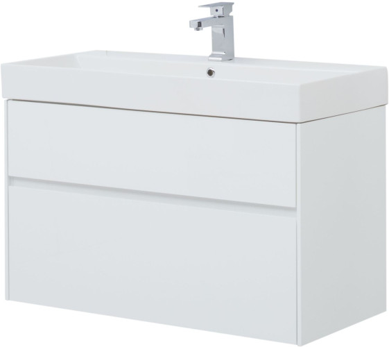 Тумба под раковину Aquanet Бруклин 100 белый