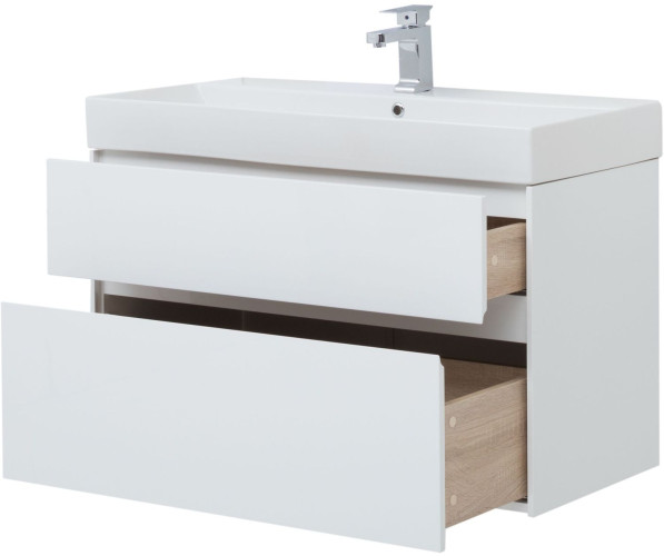 Тумба под раковину Aquanet Бруклин 100 белый