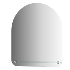 Зеркало настенное с полочкой Optima EVOFORM 60х70 см, BY 0512