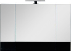 Зеркало-шкаф Aquanet Верона 100 черный