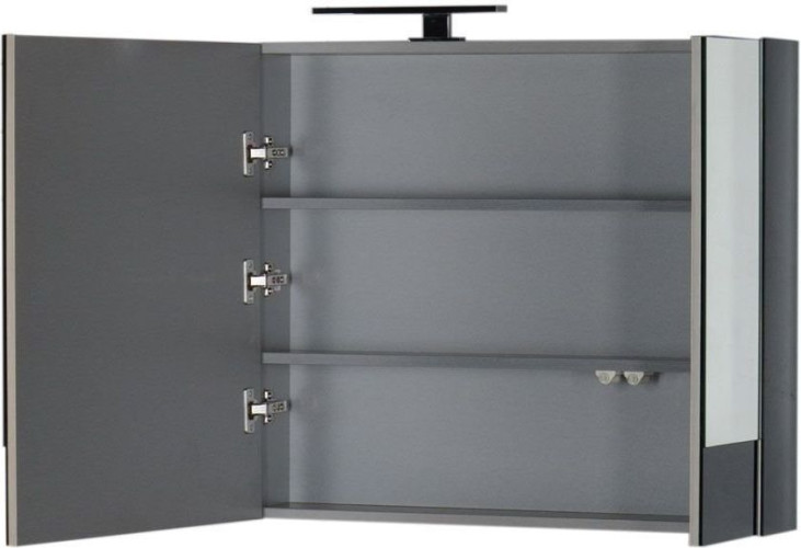 Зеркало-шкаф Aquanet Верона 100 черный