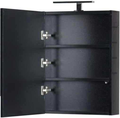 Зеркало-шкаф Aquanet Нота 50 черный