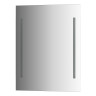 Зеркало настенное c 2-мя встроенными LUM-светильниками Lumline EVOFORM 60х75 см, BY 2015